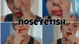 Nose fetish picked my nose a lot