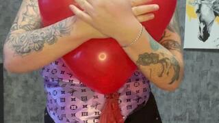 nail pop more red heart balloons