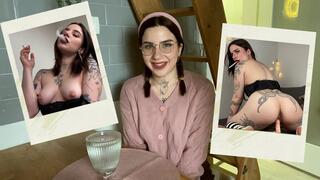 Smoking Goth Girl Makes You Impregnate Her