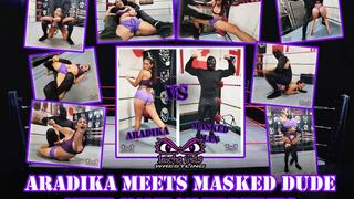 1269-Aradika Meets Masked Dude - Mixed Maledom Wrestling