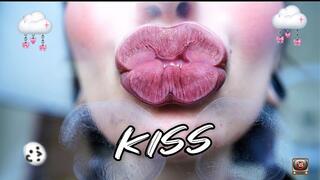 Sensual Wet Choco kiss + Spit fetish
