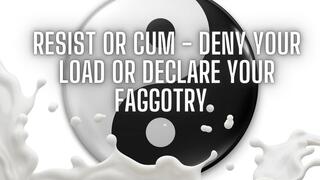 The NLP toolbox: Resist or Cum - Deny Your Load or Declare Your Faggotry