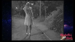 Vintage - White Stilettos & Smoking