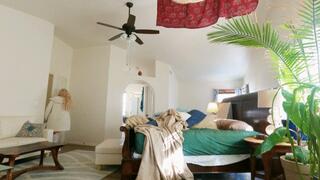 Stepmom fucks stepson so they can share a bed on vacation