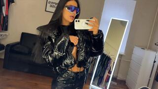 Caroline and Various Puffy Jackets