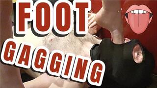 Footgagging and spit on Bob Marley