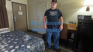 Older Beefy Muscle straight country man gets his first manhandling (Butch Rooster)