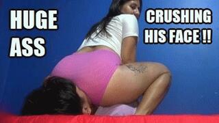 FACE SITTING 250216KSD CANDY HUGE ASS CRUSHING ON BED WHILE SITTING ON HIS FACE (FULL HD MP4 VERSION)