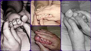 BBWGoddess Seraphina POV oiled foot massage