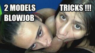 POV BLOWJOB 250216BD2 CANDY + VIOLET TWO STUNNING GIRLS WEARING LINGERIE WHILE SUCKING COCK + FREE SURPRISE SHOW