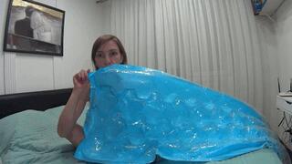 INFLATE MATTRESS BY MOUTH AND BLOW OFF 3 IB