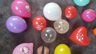 Stomping until the Birthday pops