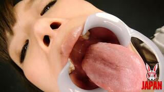 Tongue Observation & Saliva Fetishism - Ai Kayama