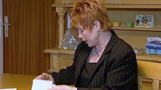 THE WIDOW IS BACK TO SUCK HER EMPLOYEE'S DICK