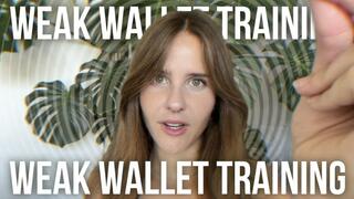 Findom Mesmerize: Weak Wallet Training