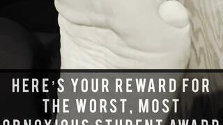 College Professor Gets Revenge Against Obnoxious Student After Graduation With Foot Smothering