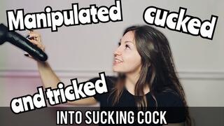 Manipulated cuck sucks a BBC PART 3 WMV
