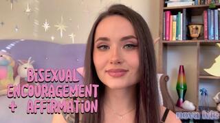 bisexual encouragement + affirmation