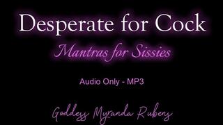 Desperate for Cock - Mantras for Sissies - Audio Only MP3