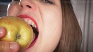 Emma Eats Apples Right In Your Face
