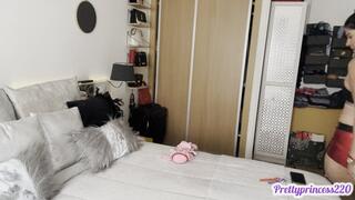 Doll, balloons, and fart punishment