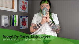 Naughty Nurse Leela Lapin Breathes from a Mask and Gets "Fucked" by a Dr