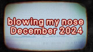 Nose Blowing compilation of December 2024
