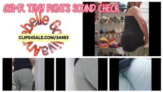 ASMR TINY PANTS ASMR SOUND CHECK
