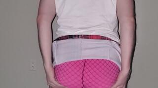 Crossdress Atomic Wedgie in Fishnets