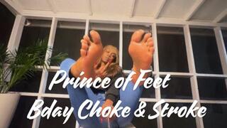 Prince Of Feet Choke & Stroke
