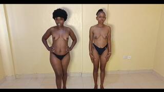 4K Tit Biting and Pussy Twisting Catfight Jenni vs Vonney