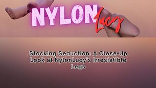 Pantyhose Seduction: A Close-Up Look at NylonLucy's Irresistible Legs