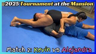 Fight 2 - Tournament at the Mansion: Alejandra M vs Kevin