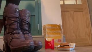 New rock boots crush slaves food