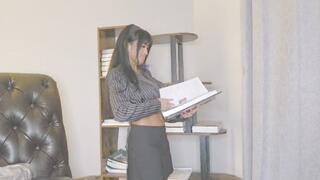 Ember Snow- Quiet Library Handjob Sunday Solo