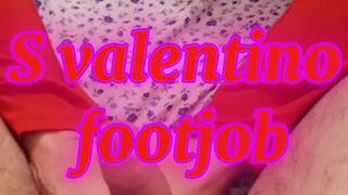 S Valentino footjob