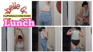 FUNDAY SUNDAY PEE DETOX HAIRY LIPSTICK LOOGIE AND FEED wearin Jeans and A Tee