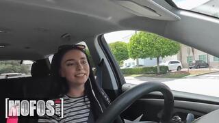 Naughty Uber Driver Gianna Ivy Gets Distracted By Her Handsome Passenger JMac