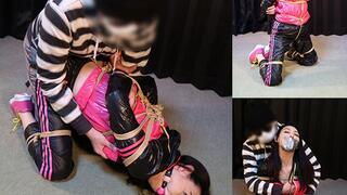 MD16 Japanese MILF Madoka Bound & Gagged Workout Part2 (HD)