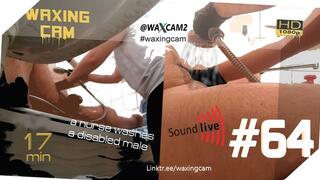 NURSE WASHES A DISABLED MALE #64