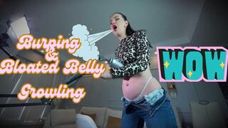 Burping and Bloated Belly Growling