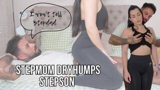 Stepmommy dryhumps stepson so he wont tell stepdad her secret - Lalo Cortez and Vanessa (custom clip)