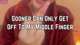 Phoenix Bates Gets Off To The Gooner Turned On By Her Middle Finger 1080p - Acrylic Nails - Femdom - Middle Finger