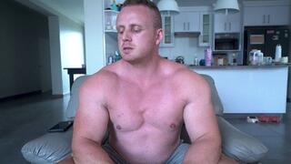 Muscle Jock Burping in your Face! Cum and Enjoy the Smell BOY!