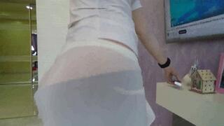 dancing in leggings and skirt pt 2