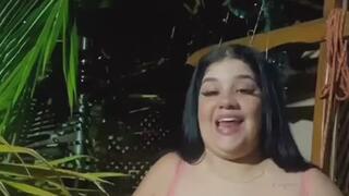 Naked rope jumping in public Luisa