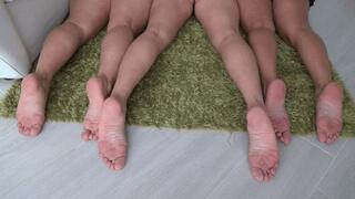 THREE PAIRS OF SOLES (L)
