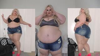 Outgrown Summer Shorts - 5 Pair Try On with Before Photos - MP4