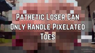 Phoenix Bates Teases And Humiliates You With Pixelated Feet 1080p - Foot Fetish - Pixelated - Pixel Porn - Toes - Femdom