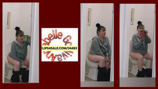 Humpday sale - DROPPING brown logs into Porcelain pee and feed